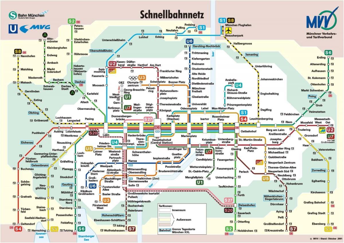 munich tren geltokia mapa