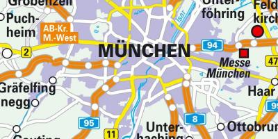Munich hiriaren mapa