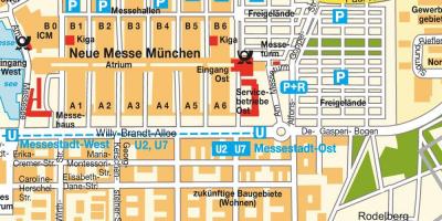 Munich ost tren geltokia mapa