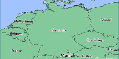 Munich, alemania mapan