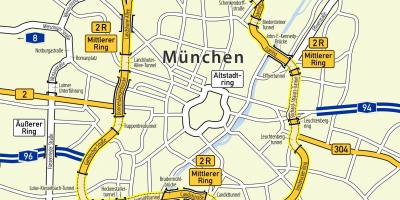 Munchen ring mapa