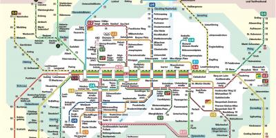 Munich tren geltokia mapa