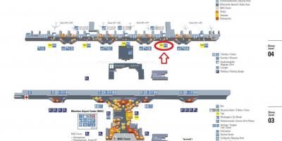 Mapa municheko aireportuan terminal 1
